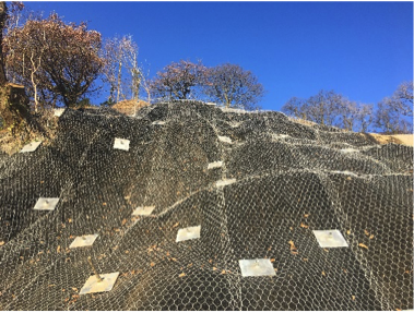 Aarsleff Earth retaining solutions - image showing soil nailing